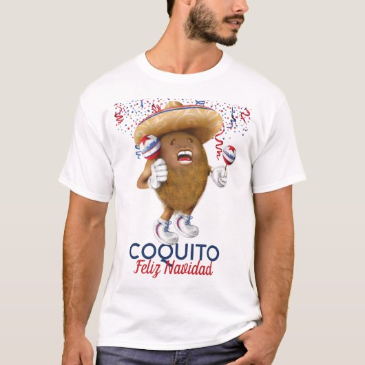 Coquito Coconut Maracas T-shirt (Voorkant)