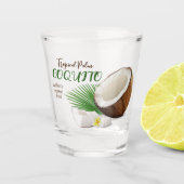 Coquito Coconut Shot Glas (Voorkant)