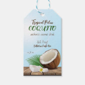 Coquito Coconut Tropical Cadeaulabel (Voorkant)