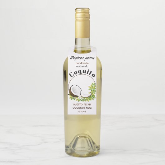 Coquito Coconut Tropical Fruit Flessenhanger (Op fles)