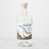 Coquito Coconut Tropical Fruit Likeurfles Etiket (Voorkant)