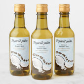 Coquito Coconut Tropical Fruit Wijn Etiket (Flessen)