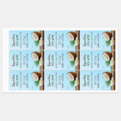 Coquito Coconut Tropical Labels (Vel)