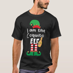 Coquito ELF Funny Puerto Rico Matching Kerstmis B T-shirt