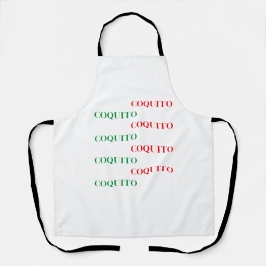 Coquito Green en Red Schort (Voorkant)