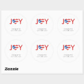 Coquito Joy Voedsel- en Dranklabelset Ronde Sticker (Vel)
