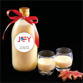 Coquito Joy Voedsel- en Dranklabelset Ronde Sticker