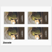 Coquito Kokosnoot Classic Marketing Rechthoekige Sticker (Vel)