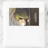 Coquito Kokosnoot Classic Marketing Rechthoekige Sticker (Tas)