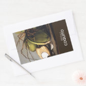 Coquito Kokosnoot Classic Marketing Rechthoekige Sticker (Envelop)