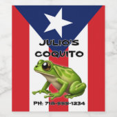 COQUITO-labels Wijn Etiket (Enkel label)