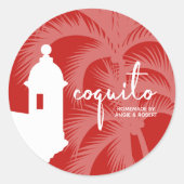 Coquito Palm Tree Sticker (Voorkant)