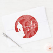 Coquito Palm Tree Sticker (Envelop)