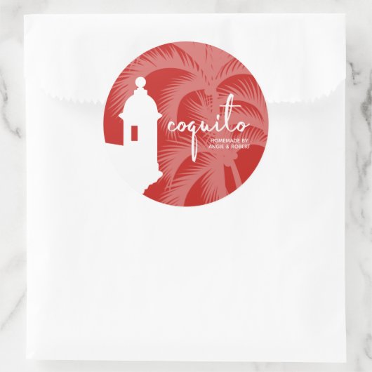 Coquito Palm Tree Sticker (Tas)
