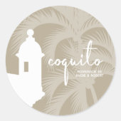 Coquito Palm Tree Sticker (Voorkant)