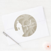 Coquito Palm Tree Sticker (Envelop)