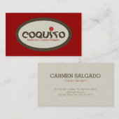 Coquito Promotie Visitekaartje (Voorkant / Achterkant)