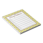 Coquito Puerto Rican Eggnog Drink Merry Kerstry Notitieblok (Schuin)