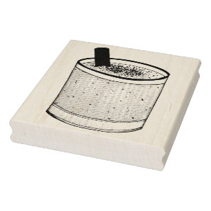 Coquito Puerto Rican Eggnog Drink Merry Kerstry Rubberstempel