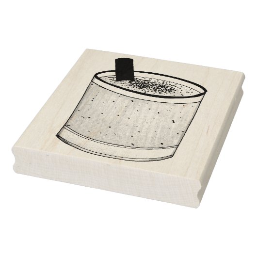 Coquito Puerto Rican Eggnog Drink Merry Kerstry Rubberstempel (Stempel)