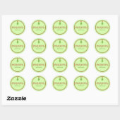 Coquito Puertorriqueno Ronde Sticker (Vel)