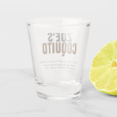 Coquito Rustic Modern Shot Glas (Achterkant)