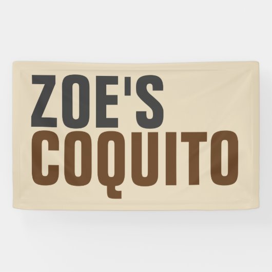 Coquito Rustic Modern Spandoek (Horizontaal)