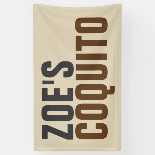 Coquito Rustic Modern Spandoek (Verticaal)