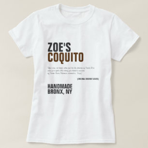Coquito Rustieke Moderne Reclame T-shirt