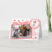 Coquito Seizoen Aangepaste tekst Kaart (Voorkant)