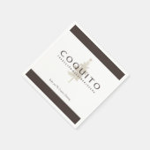 Coquito Tradicion Puertorriquena Adverteren Servet (Hoek)