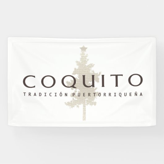 Coquito Tradicion Puertorriquena Advertise Spandoek