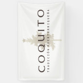 Coquito Tradicion Puertorriquena Advertise Spandoek