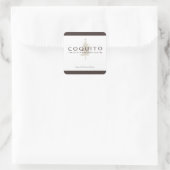 Coquito Tradicion Puertorriquena Vierkante Sticker (Tas)