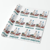 COQUITO WRAPPING PAPER CADEAUPAPIER (Uitgerold)