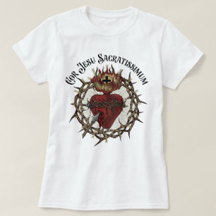 Cor Jesu Sacratissimum Heilig Hart van Jezus T-shirt