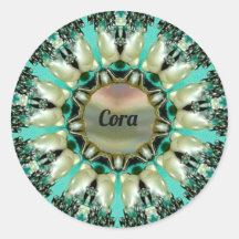CORA ~ Helder Abstract patroon ~ Gepersonaliseerd