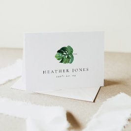 CORA minimale tropische Palm Beach Place kaarten RSVP Kaartje
