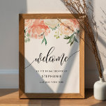 CORA Peach Floral Vrijgezellenfeest Welkom Poster<br><div class="desc">Het Cora-Collectie is een adembenemend mooie set design die de essentie van romance en elegantie belichaamt. De delicate waterverf floralen, met hun zachte perzik en blauwe tinten, zijn een verbluffende visuele weergave van de schoonheid en genade die in de natuur te vinden zijn. Elk stuk is ontworpen om elkaar aan...</div>