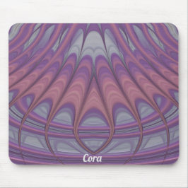 CORA ~ Roze lavender en Paars design Muismat