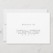 CORA Tropical Beach Leaf RSVP  Save The Date (Achterkant)