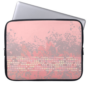 coraalroze surf dot laptop hoesje laptop sleeve