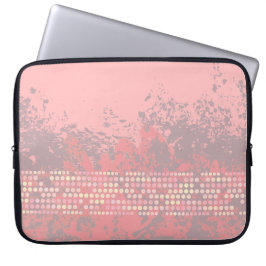 coraalroze surf dot laptop hoesje sleeve