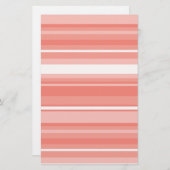 Coraalstrepen Briefpapier (Voorkant / Achterkant)