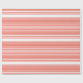 Coraalstrepen Cadeaupapier (Vlak)
