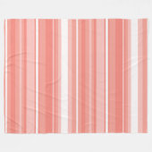 Coraalstrepen Fleece Deken (Voorkant (Horizontaal))