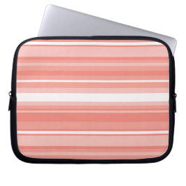 Coraalstrepen Laptop Sleeve