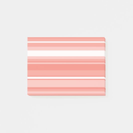 Coraalstrepen Post-it® Notes (Voorkant)