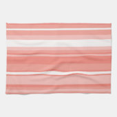 Coraalstrepen Theedoek (Horizontaal)