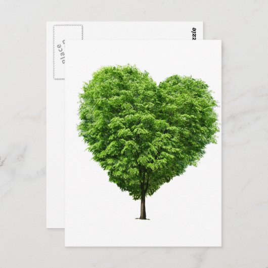 coração ecologico briefkaart (Voorkant / Achterkant)